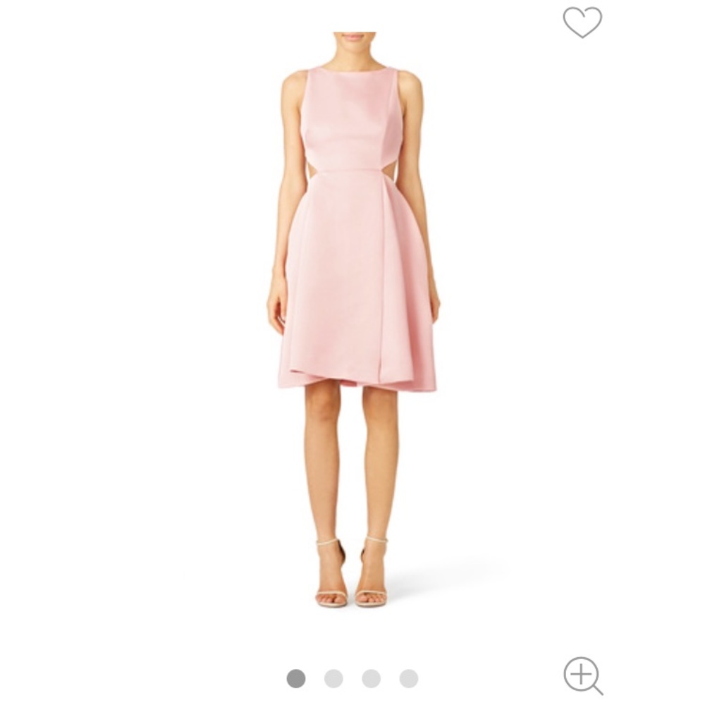 Halston Heritage Cut Out Dress with POCKETS!
